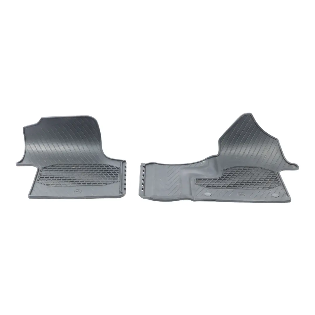 Mercedes W907 Rubber Floor Mat Set Interior Front Left Right N/O/S - SKU RHD-A9076805001 - Part number A9076805001