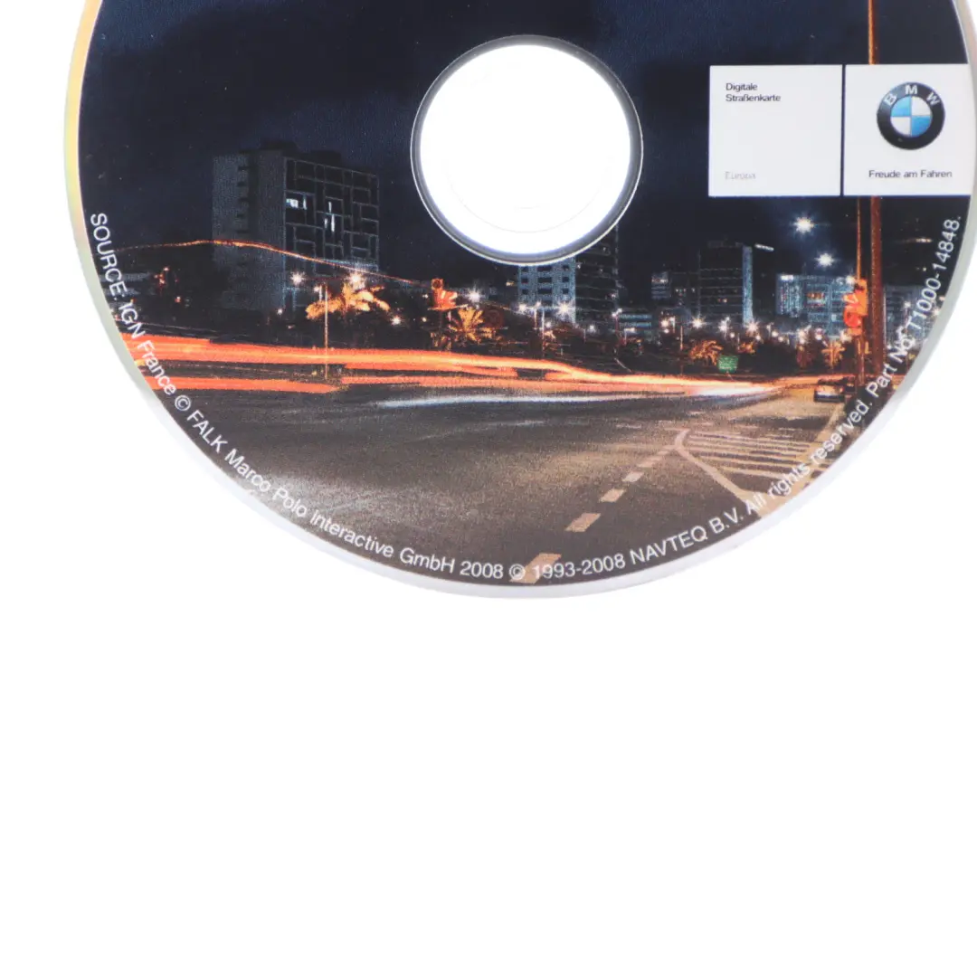 Disc High Navigation DVD 2009-2 Road Map Europe to BMW with Part number T1000 BMW Disc High Navigation DVD 2009-2 Road Map Europe - SKU T1000-14848 - Part number T1000