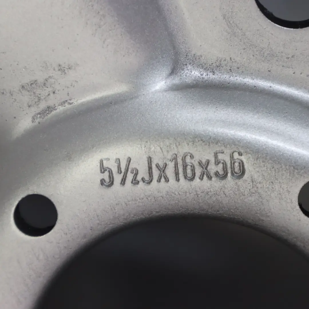 Silber Stahl Felge 16" ET:56 5.5J für Ford Transit mit Teilenummer YC15-CF Ford Transit Silber Stahl Felge 16" ET:56 5.5J - SKU YC15-CF - Teilenummer YC15-CF