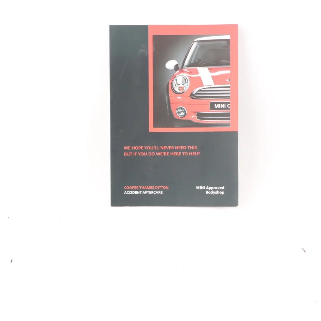 Owner's Handbook Pouch Case Wallet Cover Set to Mini Cooper S 7 R56 with Part number 0013283 Mini Cooper S 7 R56 Owner's Handbook Pouch Case Wallet Cover Set - SKU 0013283-7 - Part number 0013283