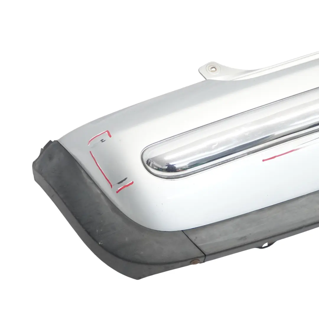 Mini Cooper One R50 Rear Bumper Panel Pure Silver Metallic - 900 - SKU 0029925-PS - Part number 0029925