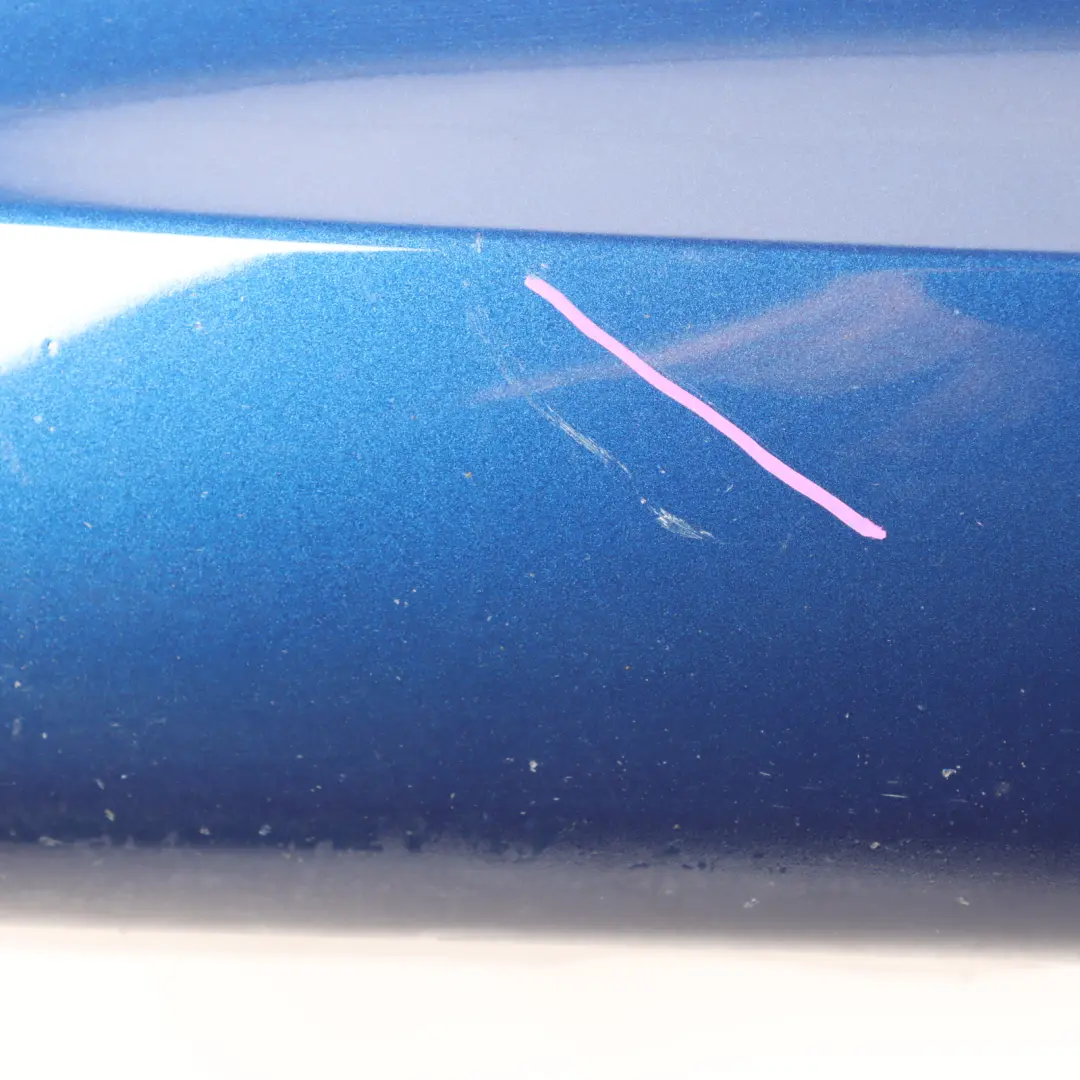 BMW E90 E91 M Sport Sill Strip Side Skirt Right O/S Le Mans Blue - 381 - SKU 0033440-LMB - Part number 33440