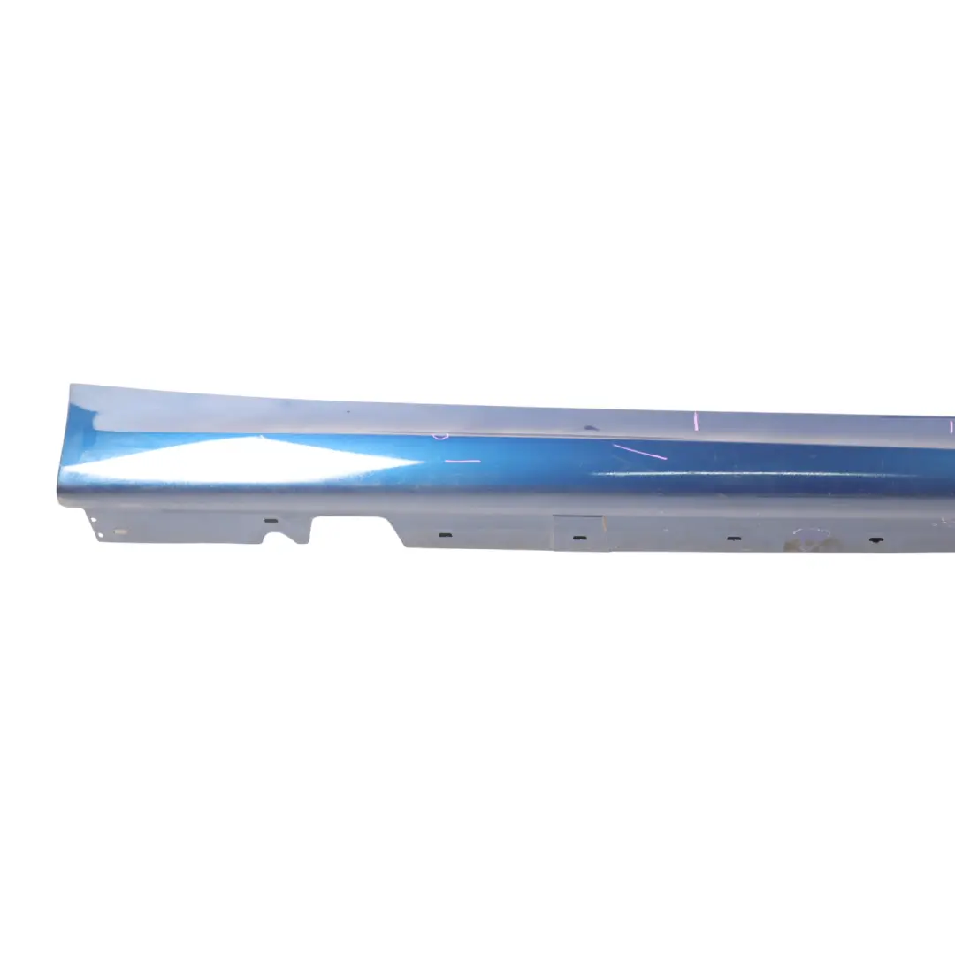 BMW E90 E91 M Sport Sill Strip Side Skirt Right O/S Le Mans Blue - 381 - SKU 0033440-LMB - Part number 33440