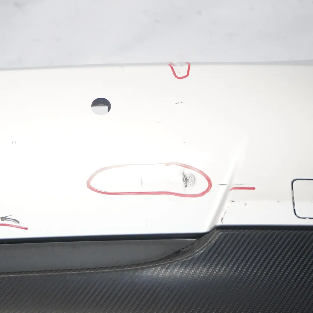 BMW E90 M Sport Rear Bumper PDC Titansilber Titan Silver Silber - 354 - SKU 0033541-TS - Part number 0033541
