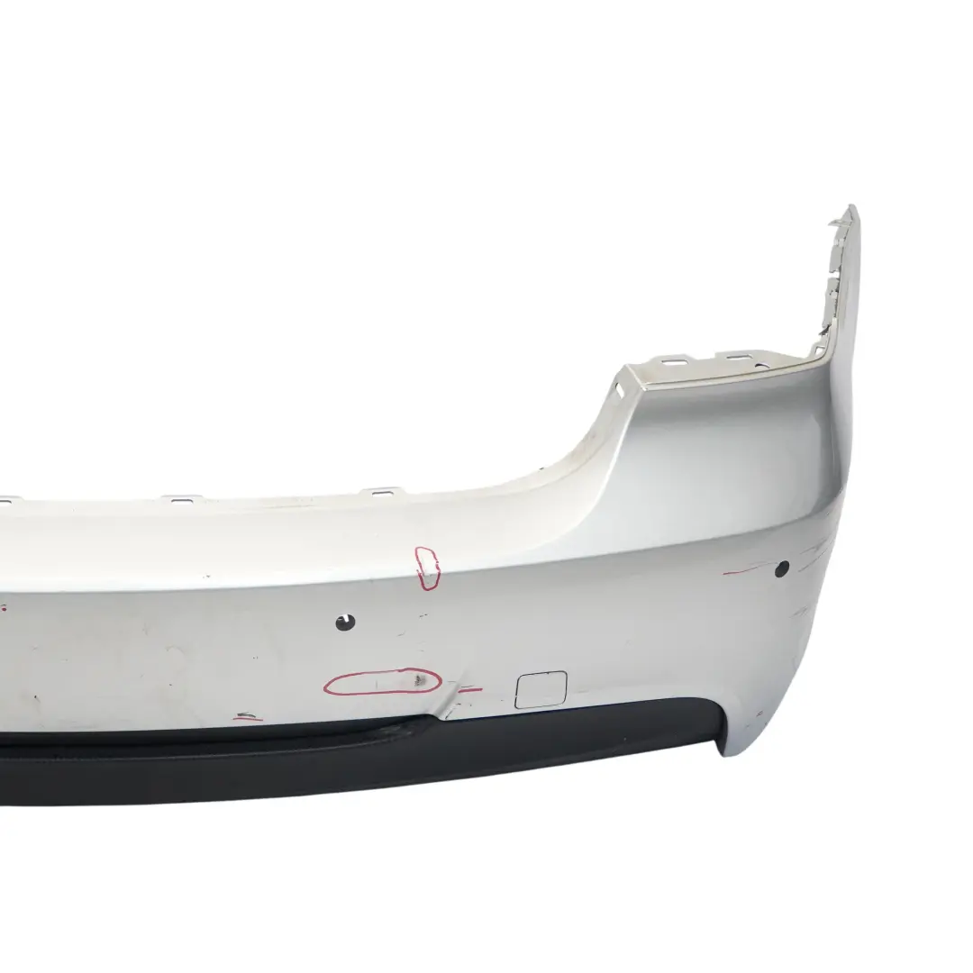 BMW E90 M Sport Rear Bumper PDC Titansilber Titan Silver Silber - 354 - SKU 0033541-TS - Part number 0033541