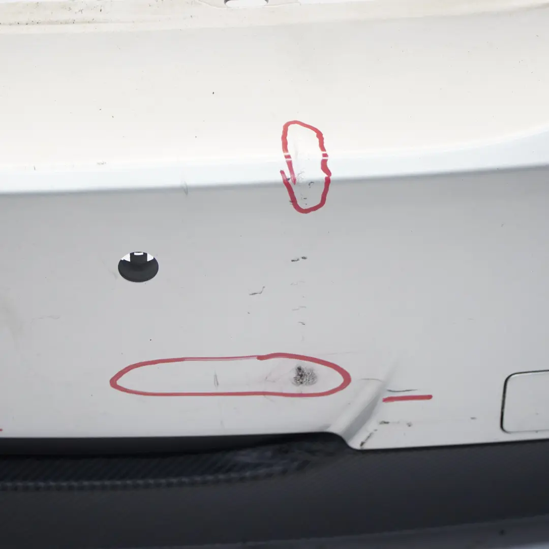 BMW E90 M Sport Rear Bumper PDC Titansilber Titan Silver Silber - 354 - SKU 0033541-TS - Part number 0033541