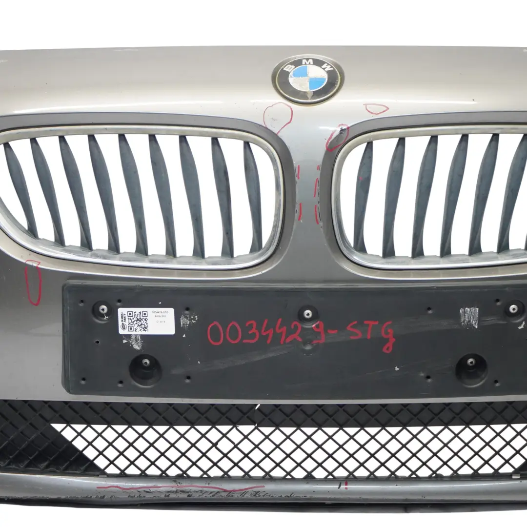 BMW Z4 E85 Front Bumper Trim Panel Sterlinggrau Grey Metallic - 472 - SKU 0034429-STG - Part number 0034429