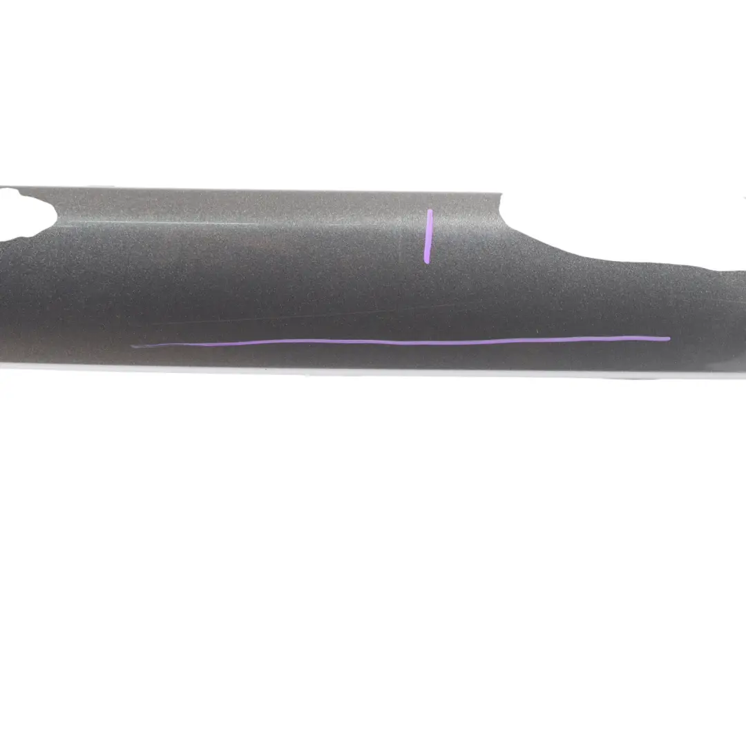 BMW E81 E87 LCI Listwa Zderzaka Czarny Spacegrau Szary Metaliczny A52 - SKU 0035912-SCG - Numer Części 0035912