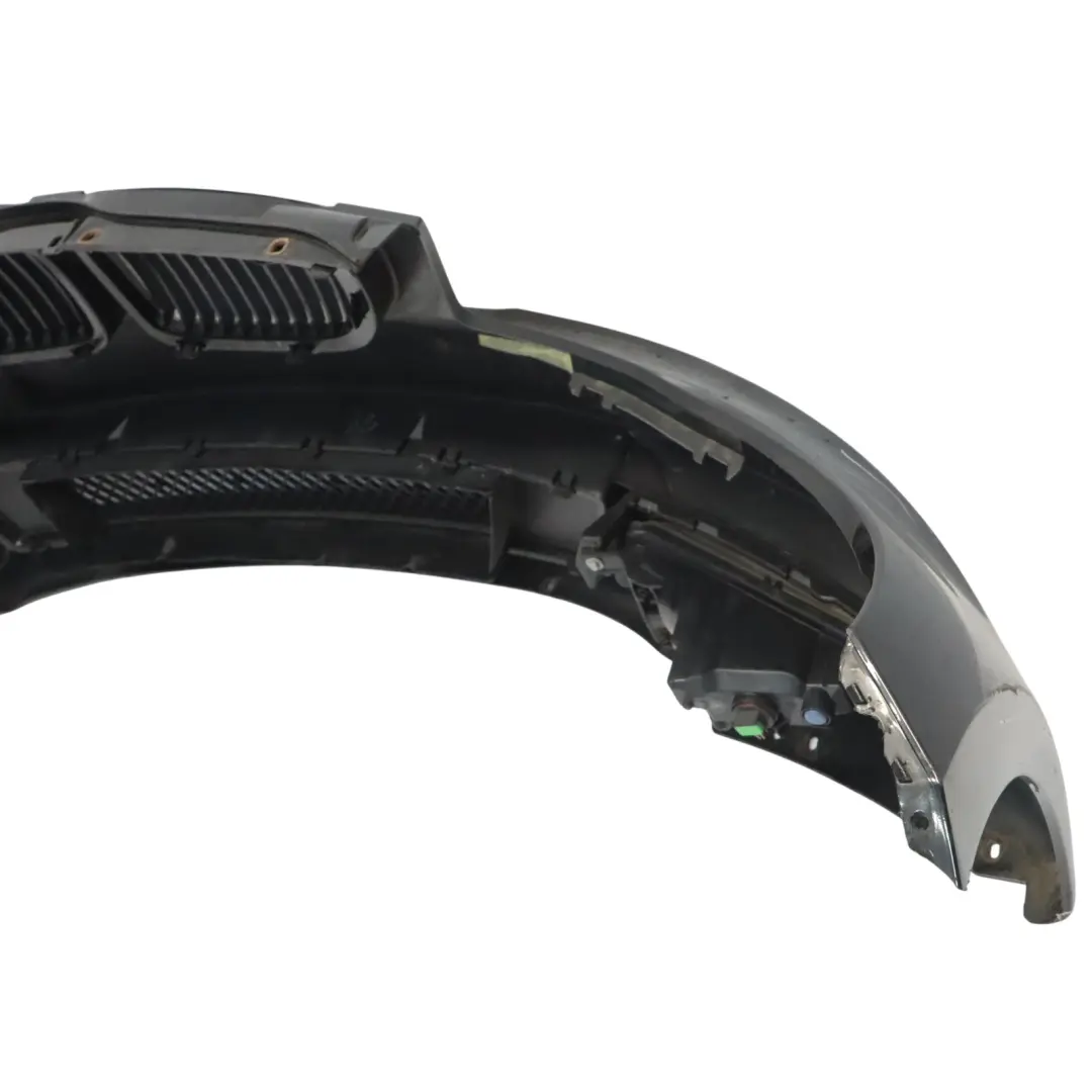 BMW E82 E88 Front Bumper Trim Covering Black Sapphire Metallic - 475 - SKU 0036079-BS - Part number 0036079