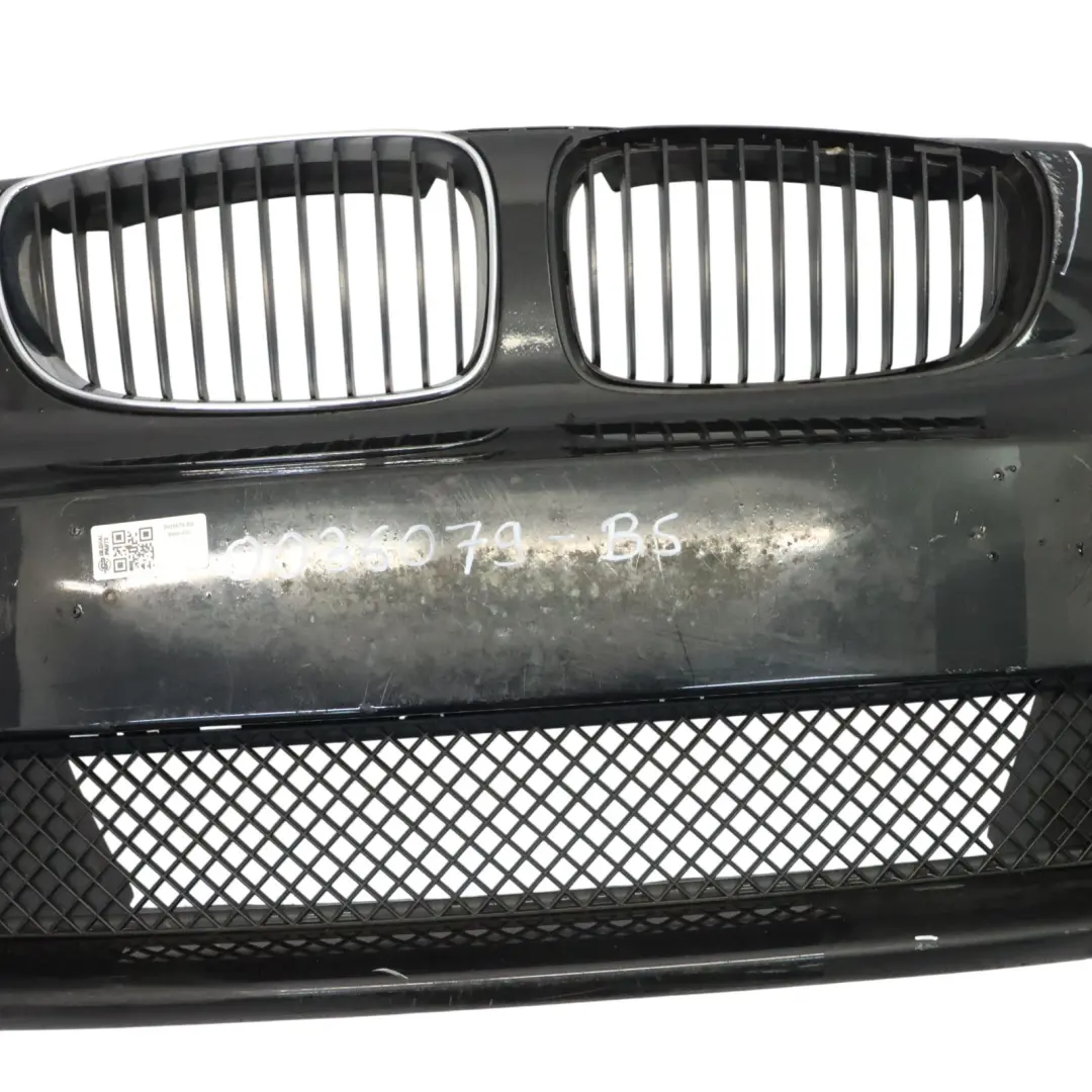 BMW E82 E88 Front Bumper Trim Covering Black Sapphire Metallic - 475 - SKU 0036079-BS - Part number 0036079