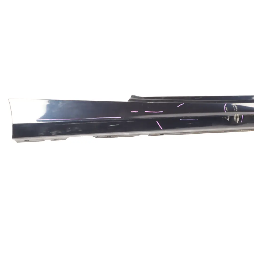BMW E81 E82 E88 Sill Strip Side Skirt Right Monacoblau Blue - A35 - SKU 0036142-MB - Part number 51770036142