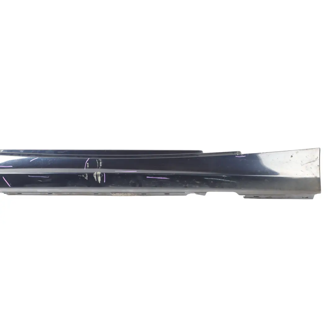 Sill Strip Side Skirt Right Monacoblau Blue - A35 to BMW E81 E82 E88 with Part number 51770036142 BMW E81 E82 E88 Sill Strip Side Skirt Right Monacoblau Blue - A35 - SKU 0036142-MB - Part number 51770036142