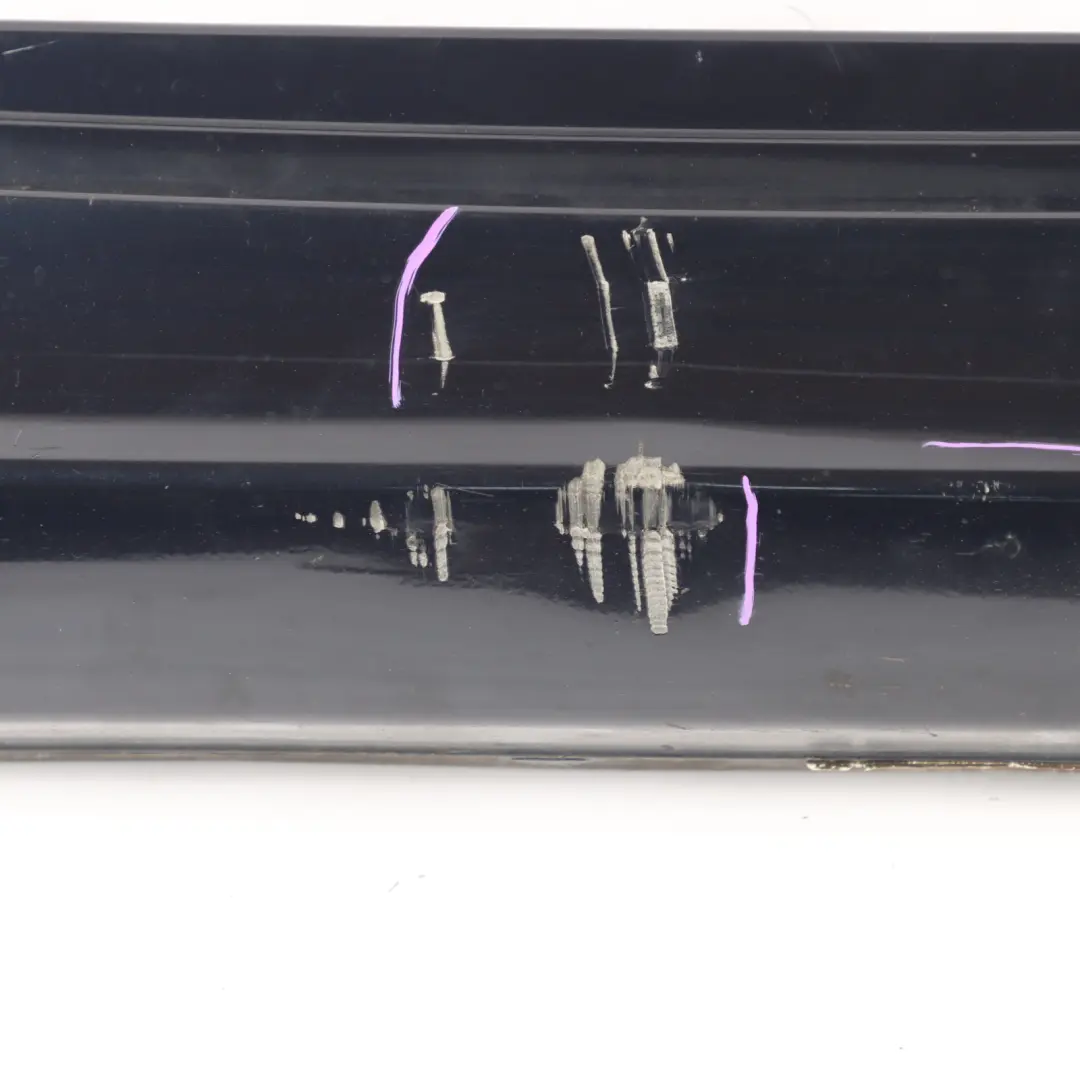 BMW E81 E82 E88 Sill Strip Side Skirt Right Monacoblau Blue - A35 - SKU 0036142-MB - Part number 51770036142