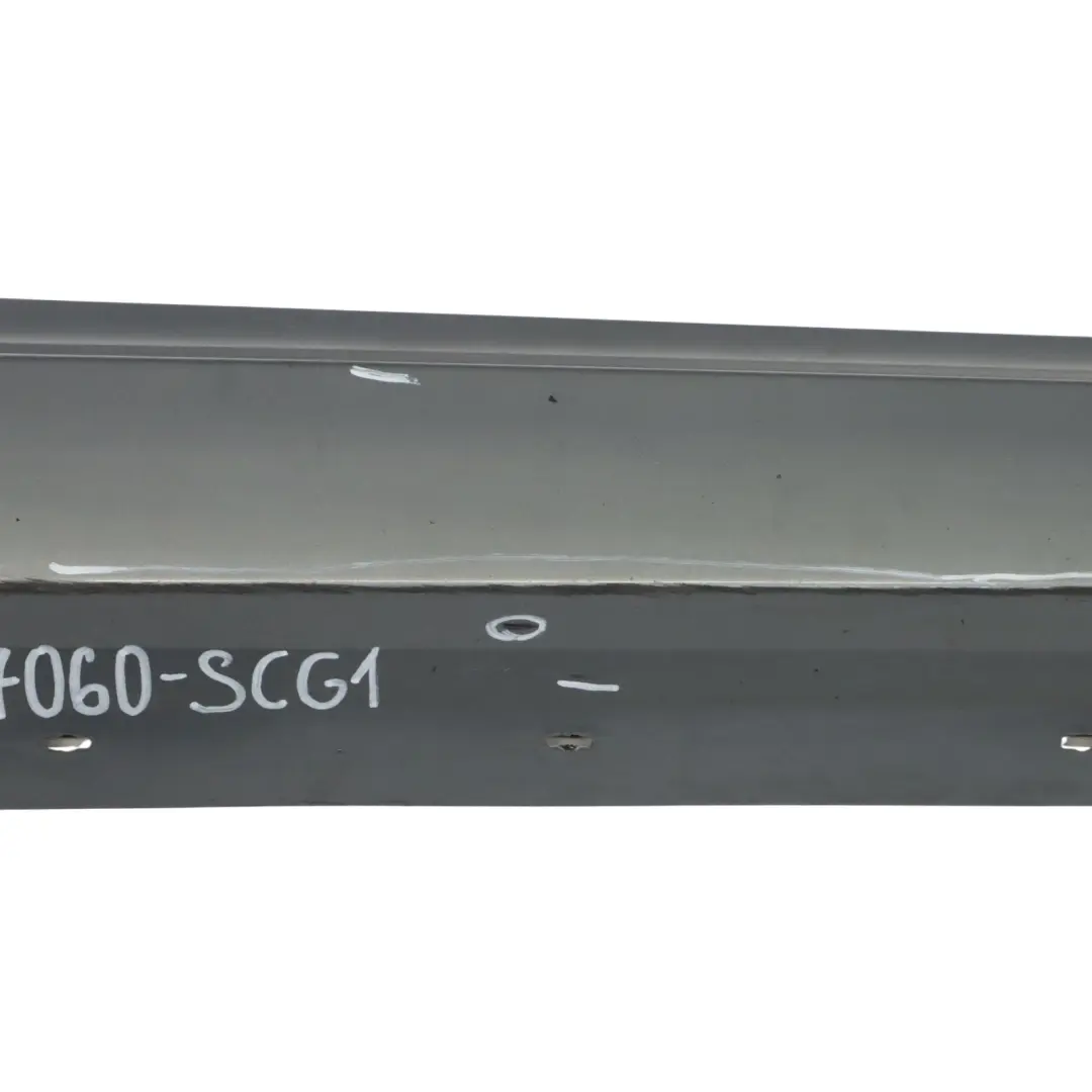 BMW E90 LCI Side Skirt Sill Strip Right O/S Spacegrau Grey Metallic - A52 - SKU 0037060-SCG1 - Part number 0037060