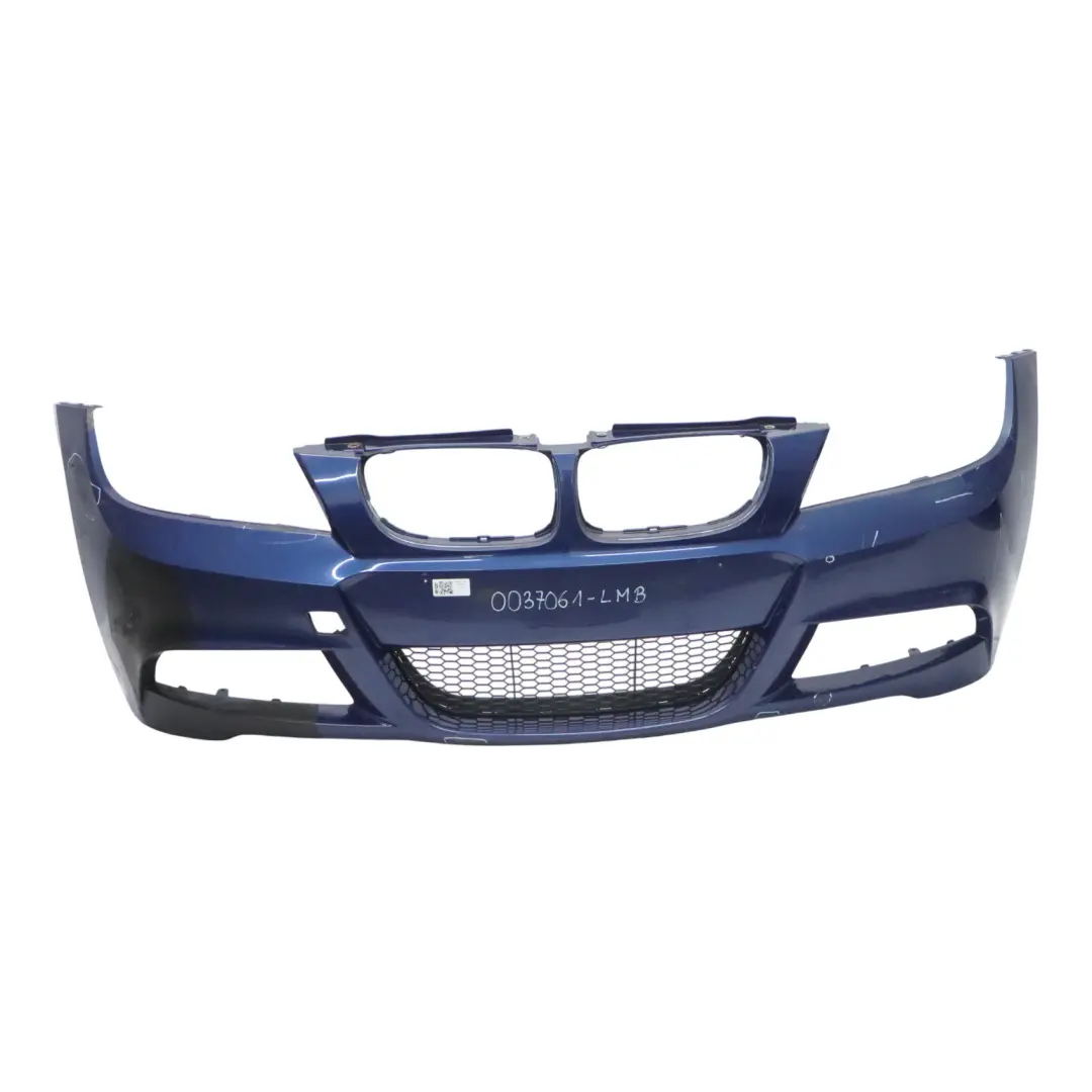 Complete Front Bumper Trim Panel Le Mans Blue - 381 to BMW E90 E91 LCI M Sport with Part number 0037061 BMW E90 E91 LCI M Sport Complete Front Bumper Trim Panel Le Mans Blue - 381 - SKU 0037061-LMB - Part number 0037061