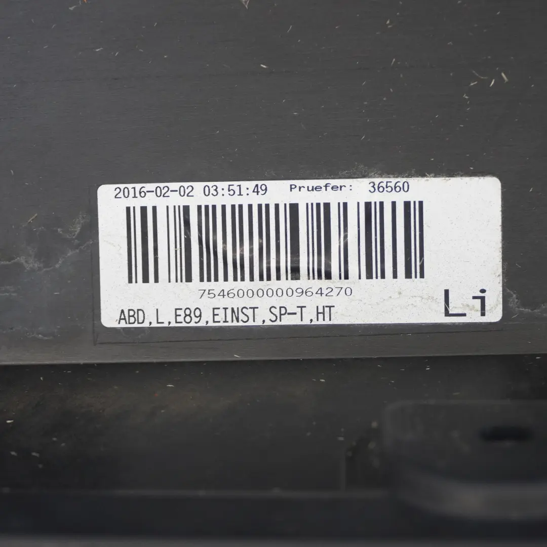 BMW Z4 E89 Side Skirt Front Left N/S Sill Strip Black Sapphire Metallic - 475 - SKU 0037523-BS - Part number 0037523