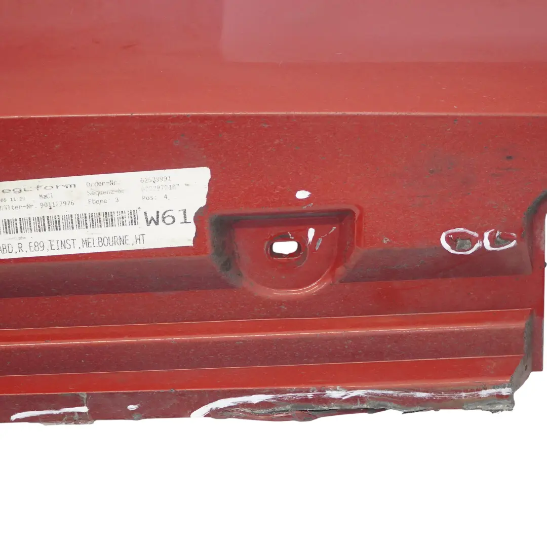 BMW Z4 E89 Side Skirt Right O/S Sill Strip Cover Melbourne Red Metallic - A75 - SKU 0037524-MRT - Part number 0037524