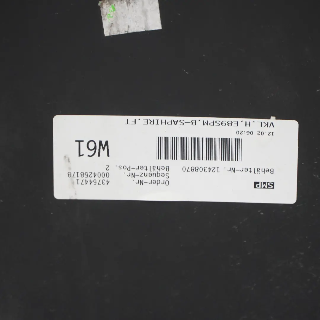 Zderzak Tylny PDC M-Pakiet Black Sapphire Czarny Metalik - 475 do BMW Z4 E89 o numerze 0038586 BMW Z4 E89 Zderzak Tylny PDC M-Pakiet Black Sapphire Czarny Metalik - 475 - SKU 0038586-BS - Numer Części 0038586