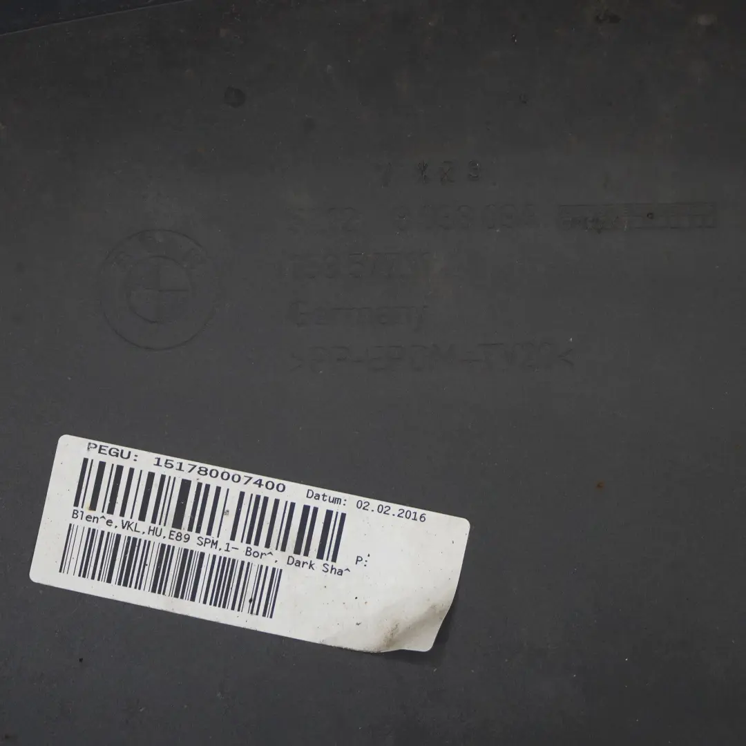 BMW Z4 E89 Zderzak Tylny PDC M-Pakiet Black Sapphire Czarny Metalik - 475 - SKU 0038586-BS - Numer Części 0038586