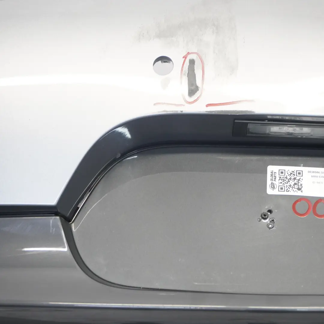 Bumper M Sport PDC Trim Panel Spacegrau Space Grey Metallic A52 to BMW Z4 E89 Rear with Part number 0038586 BMW Z4 E89 Rear Bumper M Sport PDC Trim Panel Spacegrau Space Grey Metallic A52 - SKU 0038586-SCG - Part number 0038586