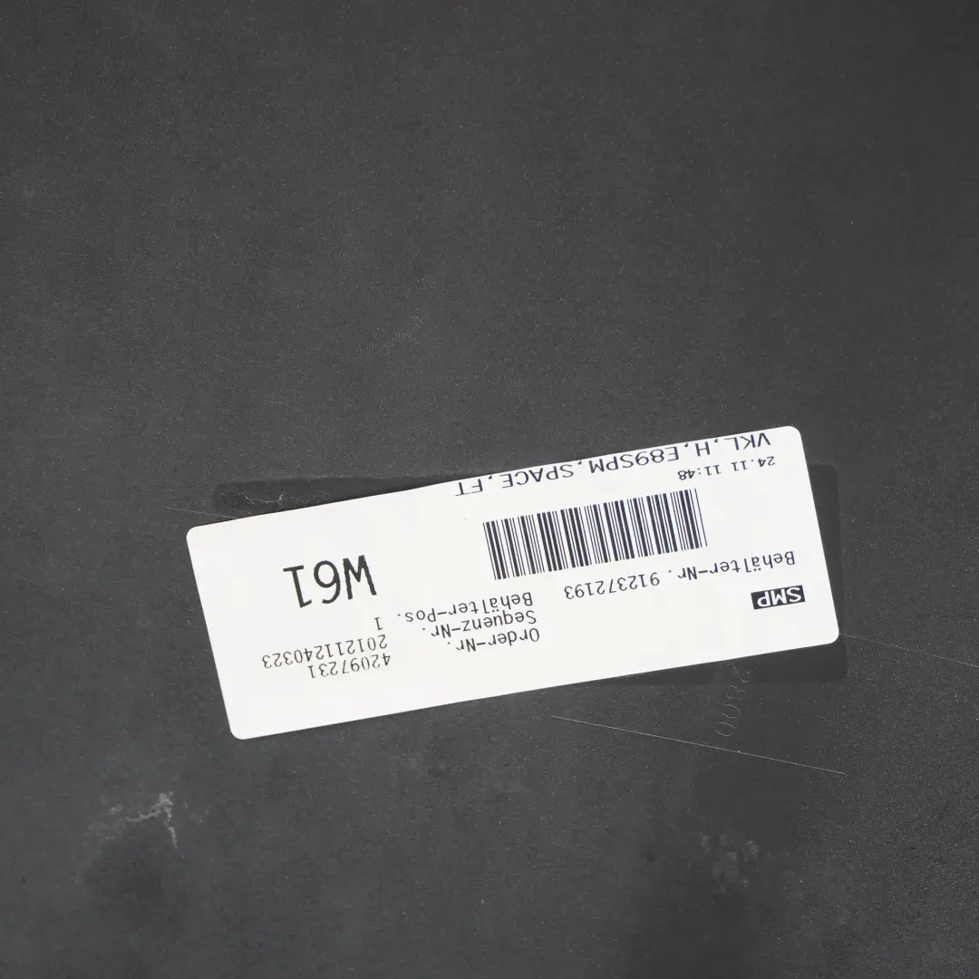 Bumper M Sport PDC Trim Panel Spacegrau Space Grey Metallic A52 to BMW Z4 E89 Rear with Part number 0038586 BMW Z4 E89 Rear Bumper M Sport PDC Trim Panel Spacegrau Space Grey Metallic A52 - SKU 0038586-SCG - Part number 0038586