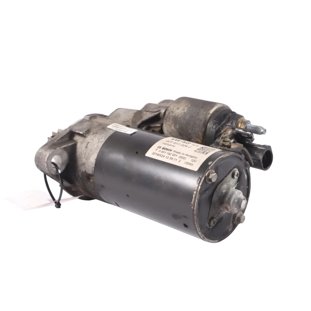 CBZA Petrol Engine Starter Motor to Audi A1 8X 1.2 TFSI with Part number 02T911024JX Audi A1 8X 1.2 TFSI CBZA Petrol Engine Starter Motor - SKU 02T911024JX - Part number 02T911024JX
