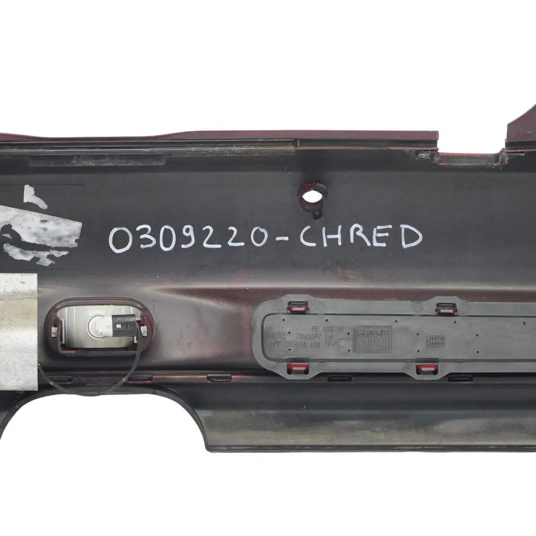 Zderzak Tylny PDC Panel Chili Red - 851 do Mini R52 Cabrio Cooper S o numerze 0309220 Mini R52 Cabrio Cooper S Zderzak Tylny PDC Panel Chili Red - 851 - SKU 0309220-CHRED - Numer Części 0309220