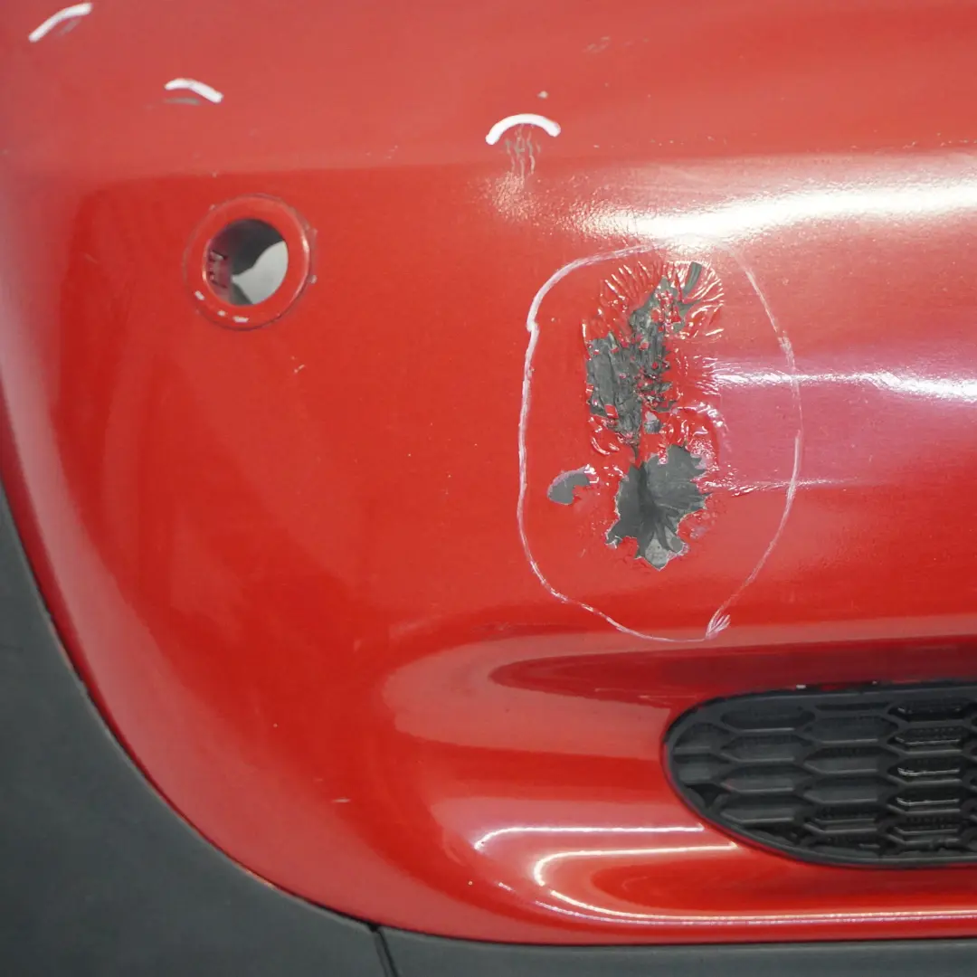 Mini R52 Cabrio Cooper S Complete Rear Bumper PDC Panel Chili Red - 851 - SKU 0309220-CHRED - Part number 0309220