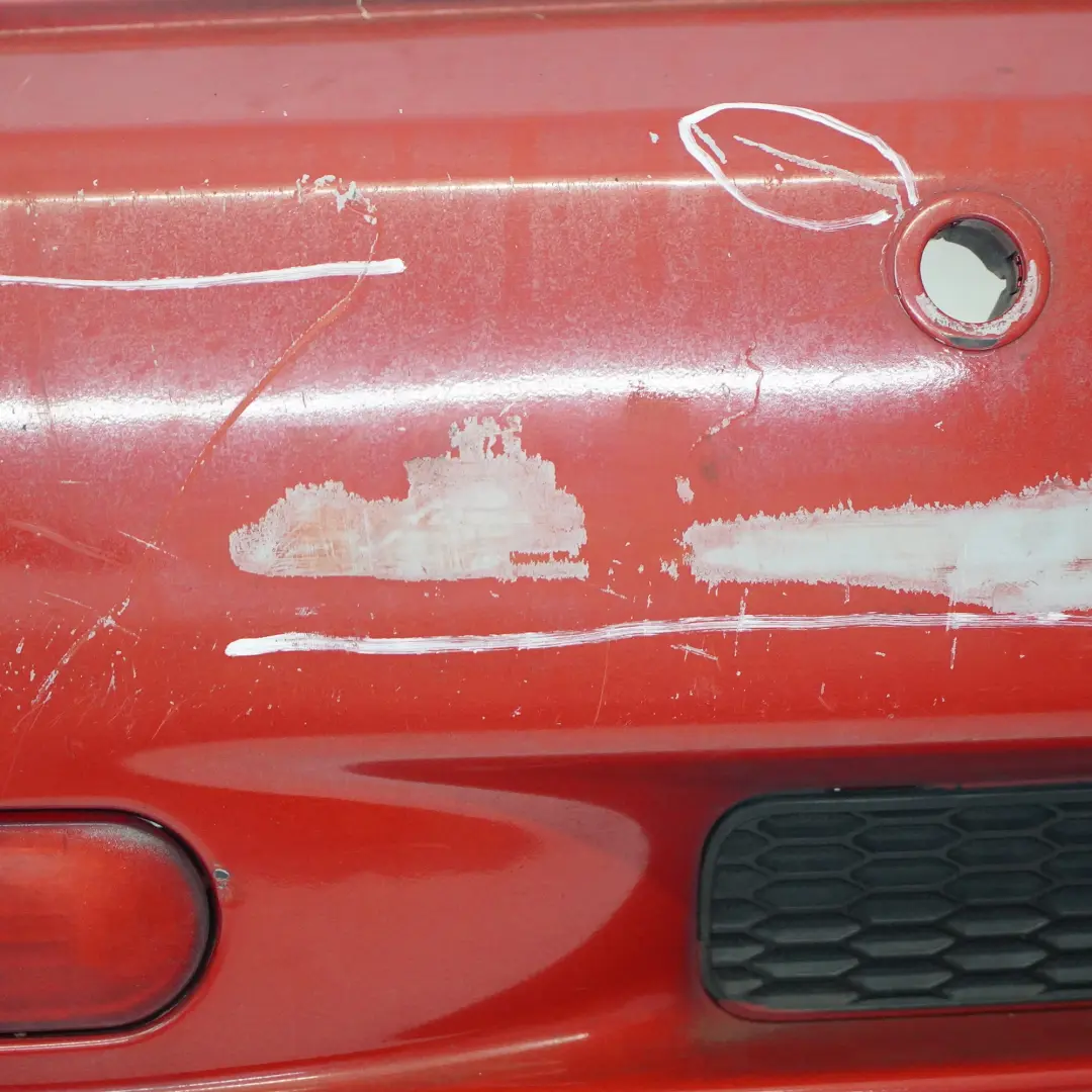 Mini R52 Cabrio Cooper S Complete Rear Bumper PDC Panel Chili Red - 851 - SKU 0309220-CHRED - Part number 0309220