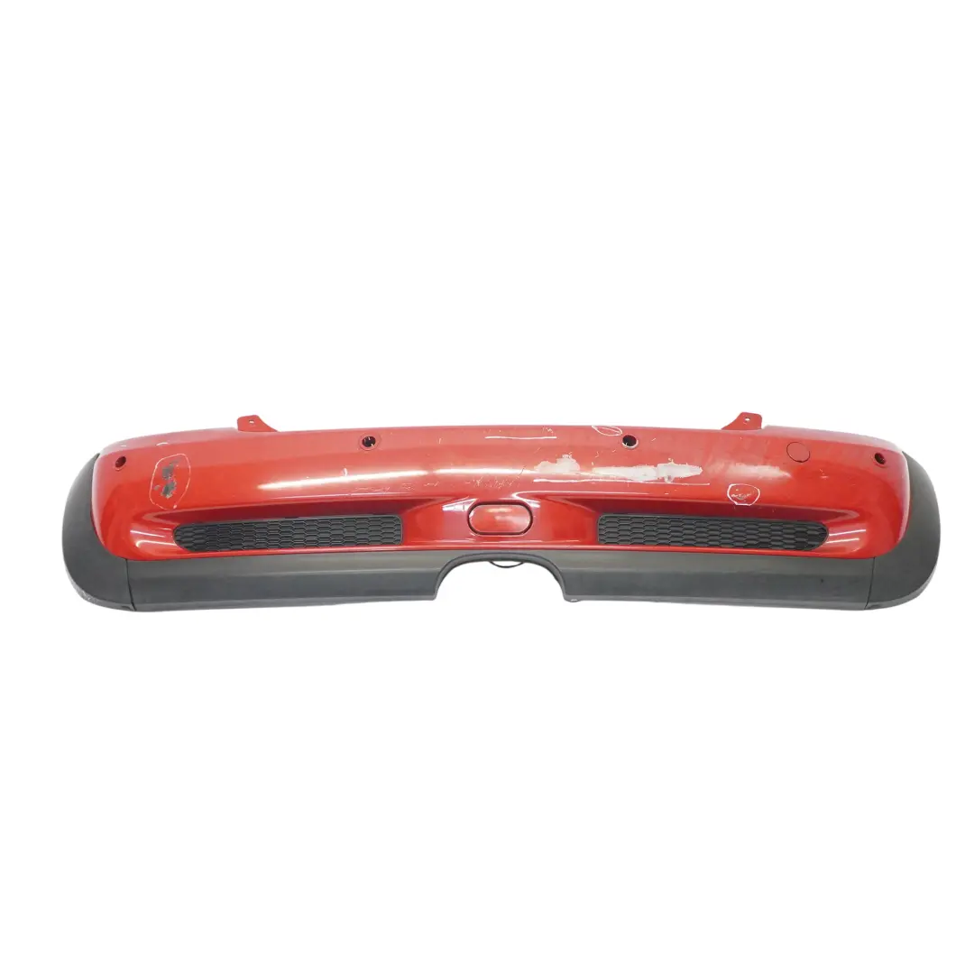 Mini R52 Cabrio Cooper S Complete Rear Bumper PDC Panel Chili Red - 851 - SKU 0309220-CHRED - Part number 0309220