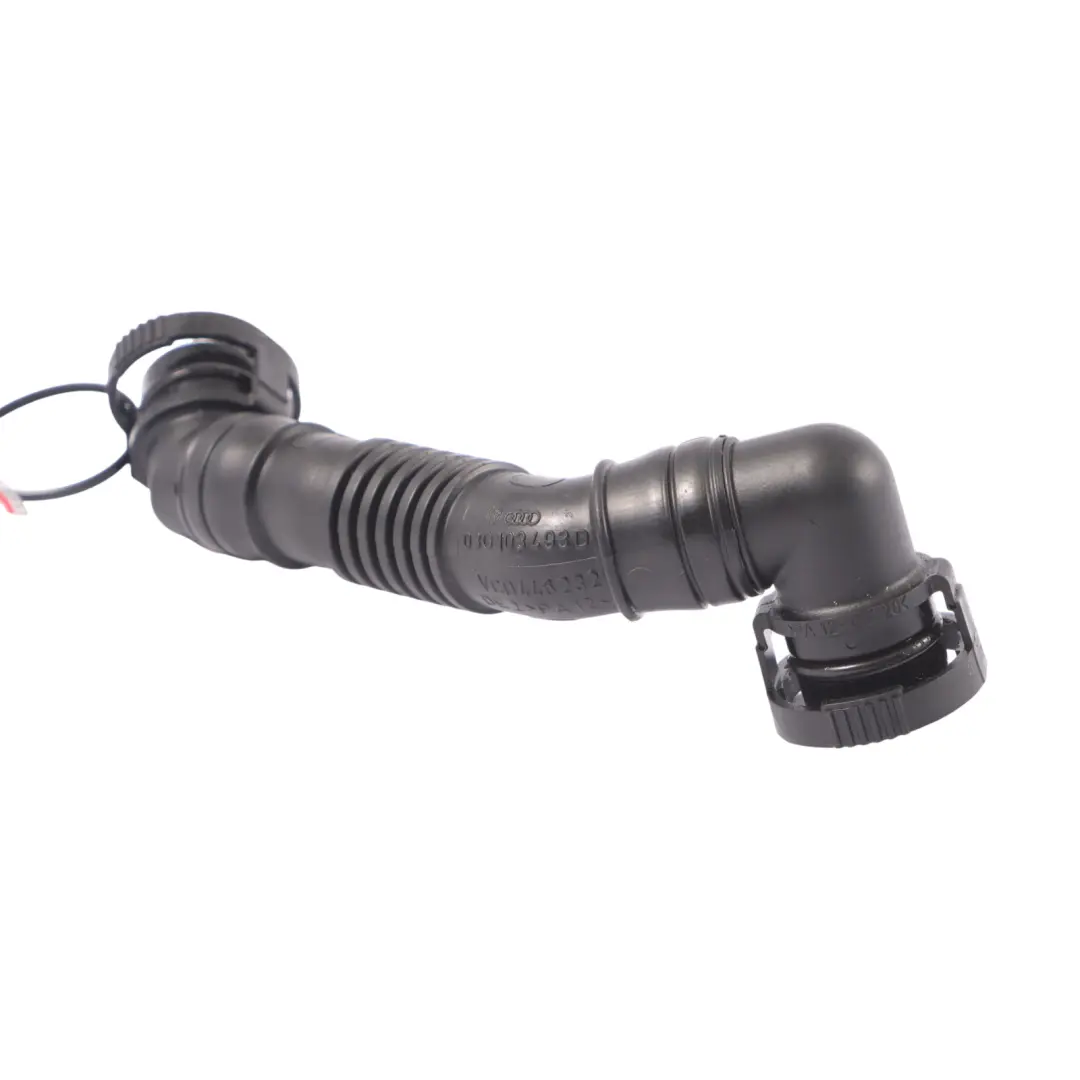 Audi A3 8P 1.9 TDI BLS Diesel Vacuum Breather Pipe Vent Hose Line - SKU 03G103493D - Part number 03G103493D