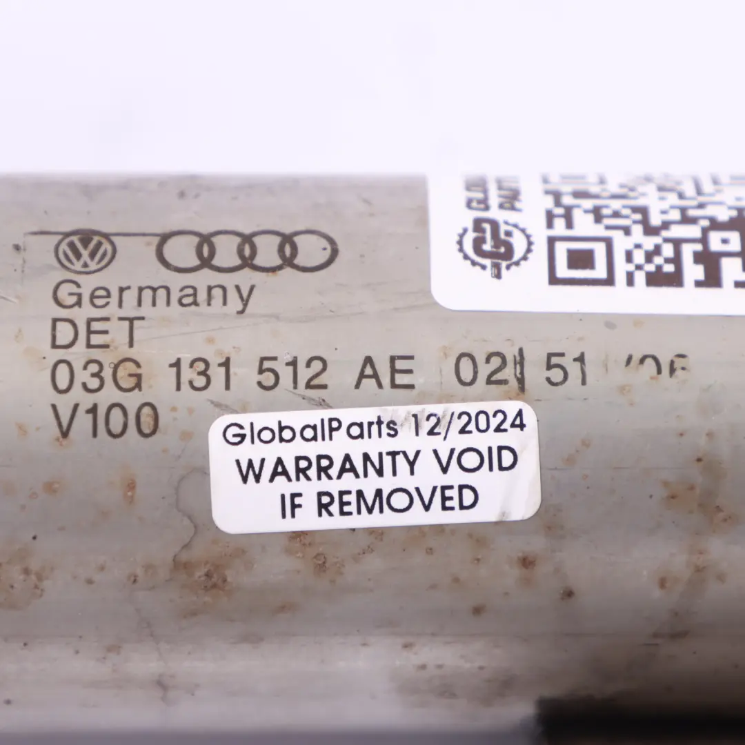 Audi A3 8P 2.0 TDI BMN EGR Refroidisseur de gaz Recirculation fumées 03G131512AE - SKU 03G131512AP - Numéro de pièce 03G131512AP