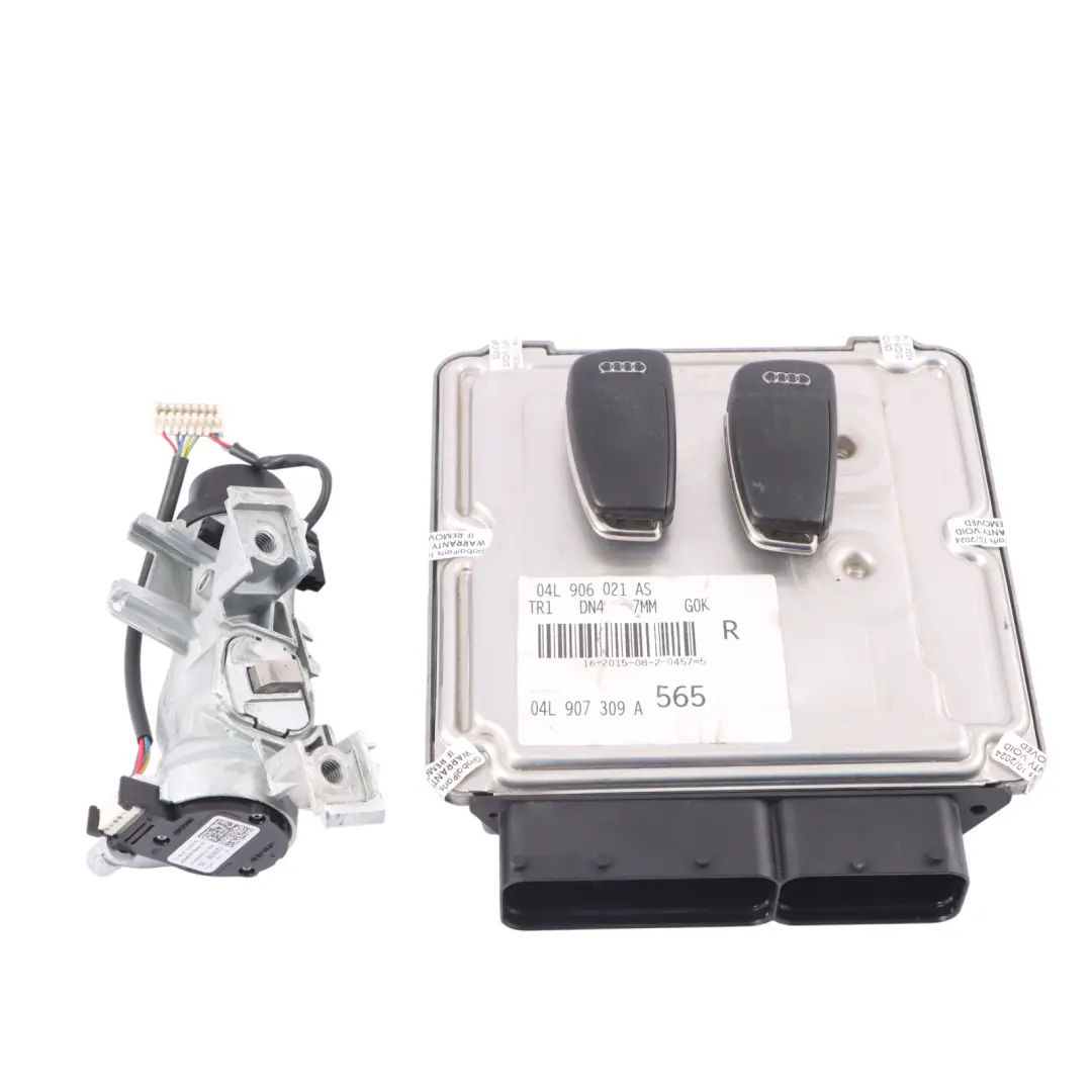 Audi A3 8V 2.0 TDI CRLB 150HP Motore ECU Kit Accensione 2 Chiavi - SKU 04L907309A-1 - Numero di parte 04L907309A