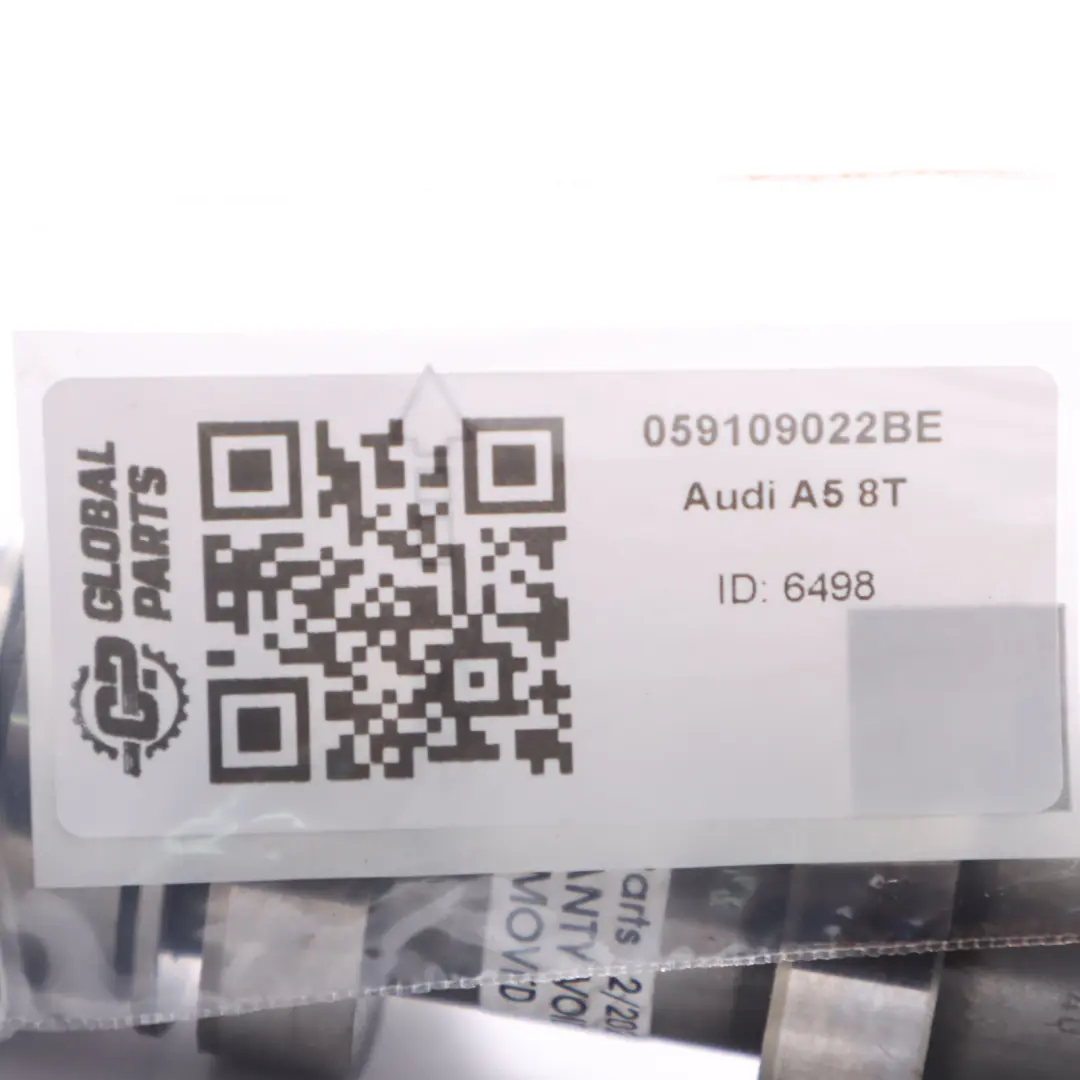 Outlet Camshaft to Audi A5 8T 3.0 TDI Engine with Part number 059109022BE Audi A5 8T 3.0 TDI Engine Outlet Camshaft - SKU 059109022BE - Part number 059109022BE