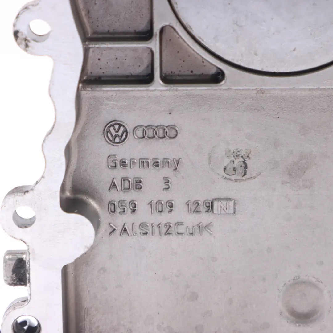 Audi A5 8T Engine Timing Case Chain Box Cover Plate Lower - SKU 059109129N - Part number 059109129N