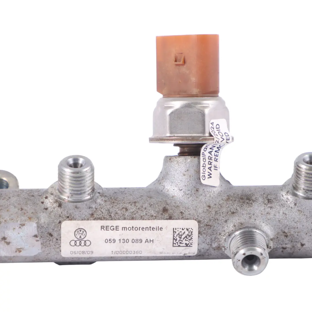 CCWA Diesel Fuel Injection Rail Left N/S to Audi A5 8T 3.0 TDI with Part number 059130089AH Audi A5 8T 3.0 TDI CCWA Diesel Fuel Injection Rail Left N/S - SKU 059130089AH - Part number 059130089AH