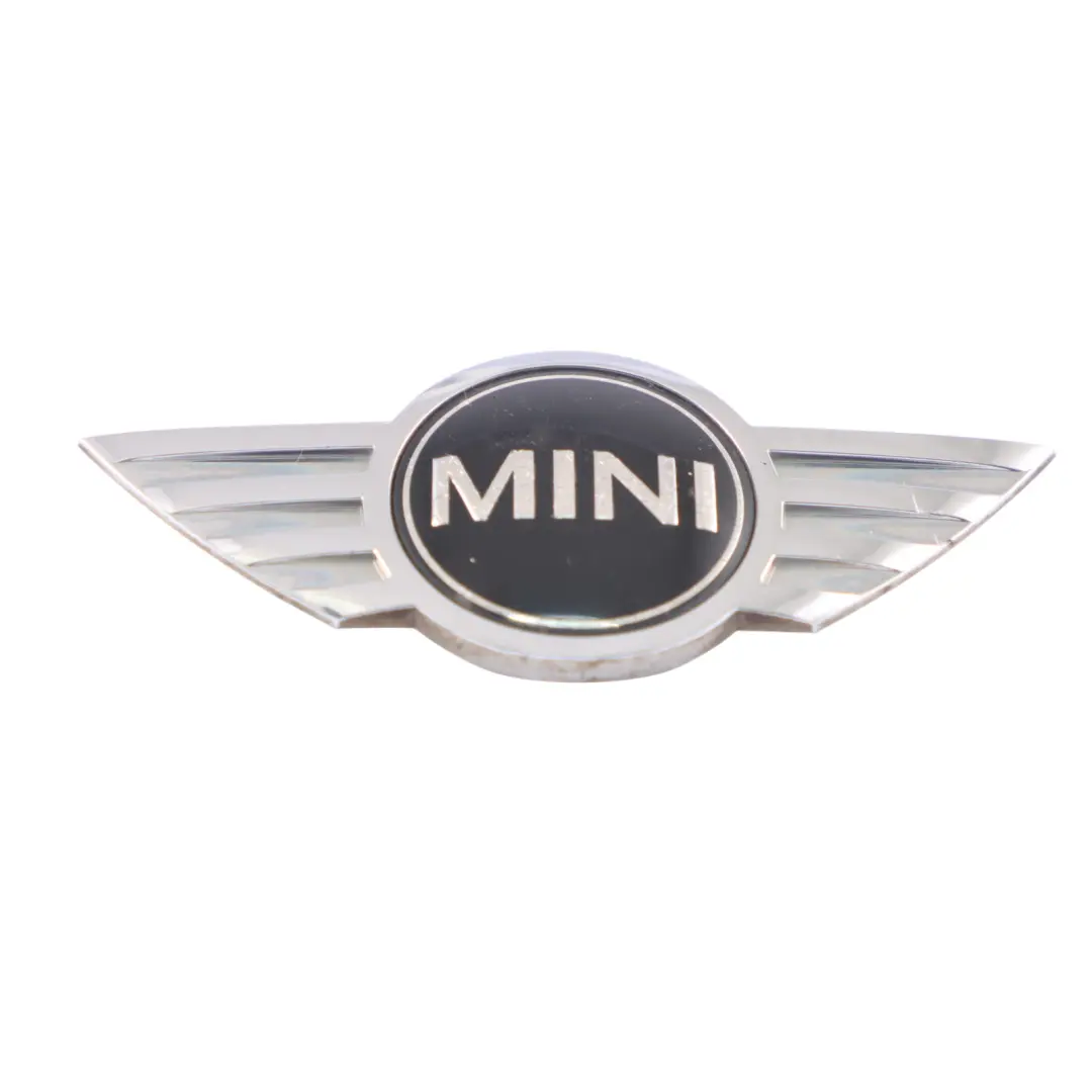 Emblem Vorne Logo Chrom für MINI Cooper One R52 R53 mit Teilenummer 0660106 MINI Cooper One R52 R53 Emblem Vorne Logo Chrom - SKU 0660106-1 - Teilenummer 0660106