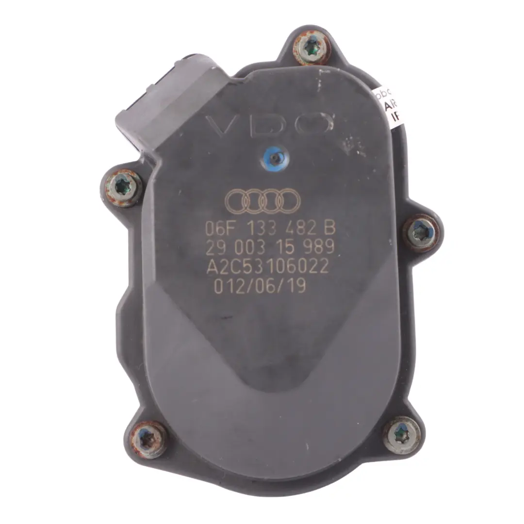 VW Golf 5 2.0 TFSI BWA Colector de admisión Flap Motor Actuador 06F133482B - SKU 06F133482E - Número de pieza 06F133482E