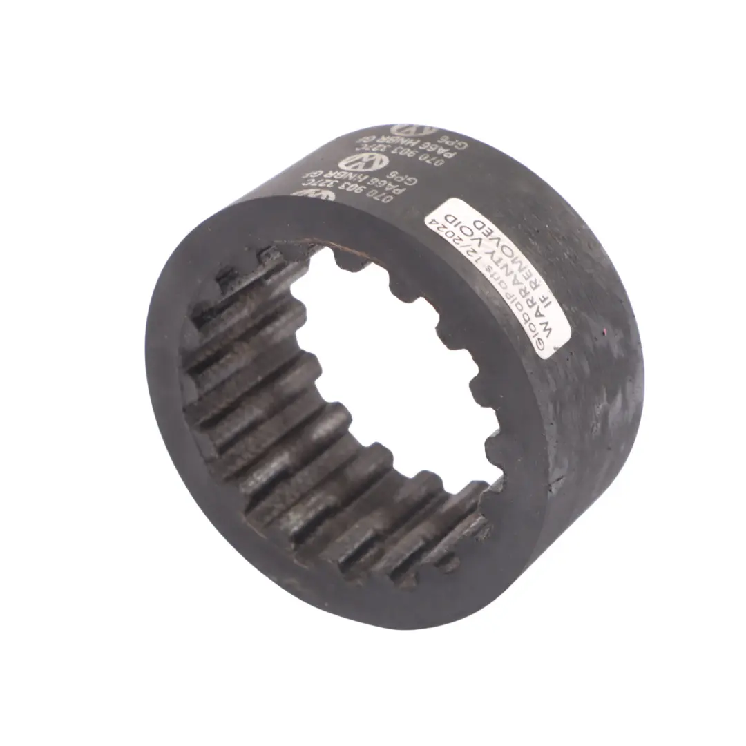 2.5TDI Correa manguito acoplamiento alternador para VW Touareg Transporter con número de pieza 070903327C VW Touareg Transporter 2.5TDI Correa manguito acoplamiento alternador - SKU 070903327C - Número de pieza 070903327C