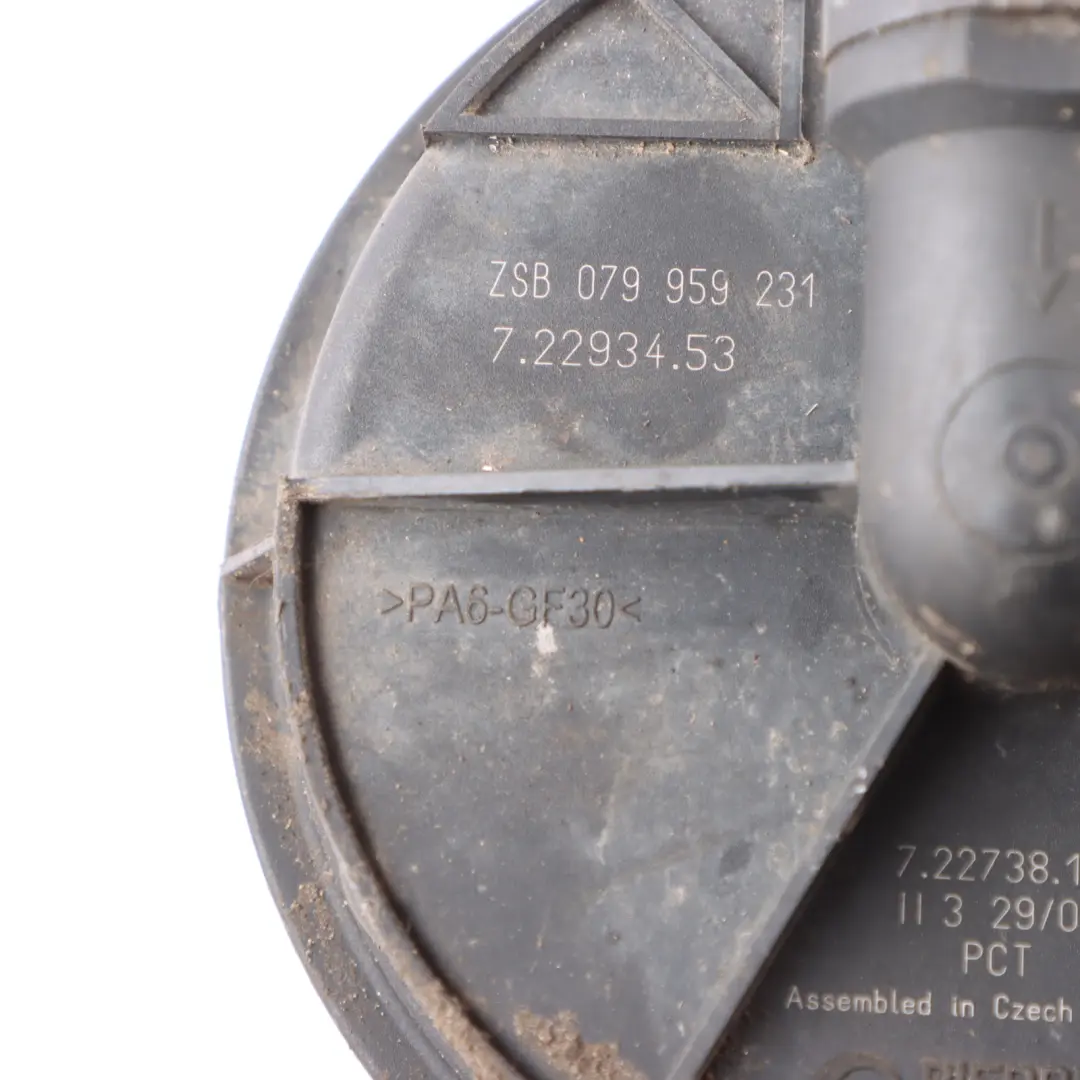 Auxiliary Secondary Air Pump to Audi A4 B8 A5 8T A6 C6 FSI Petrol with Part number 079959253 Audi A4 B8 A5 8T A6 C6 FSI Petrol Auxiliary Secondary Air Pump - SKU 079959253 - Part number 079959253