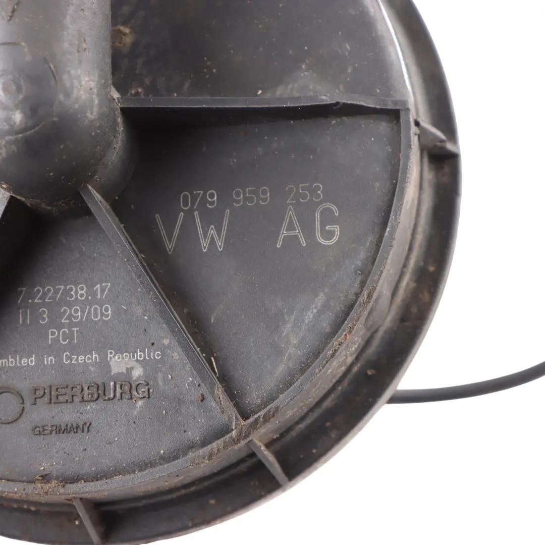 Auxiliary Secondary Air Pump to Audi A4 B8 A5 8T A6 C6 FSI Petrol with Part number 079959253 Audi A4 B8 A5 8T A6 C6 FSI Petrol Auxiliary Secondary Air Pump - SKU 079959253 - Part number 079959253