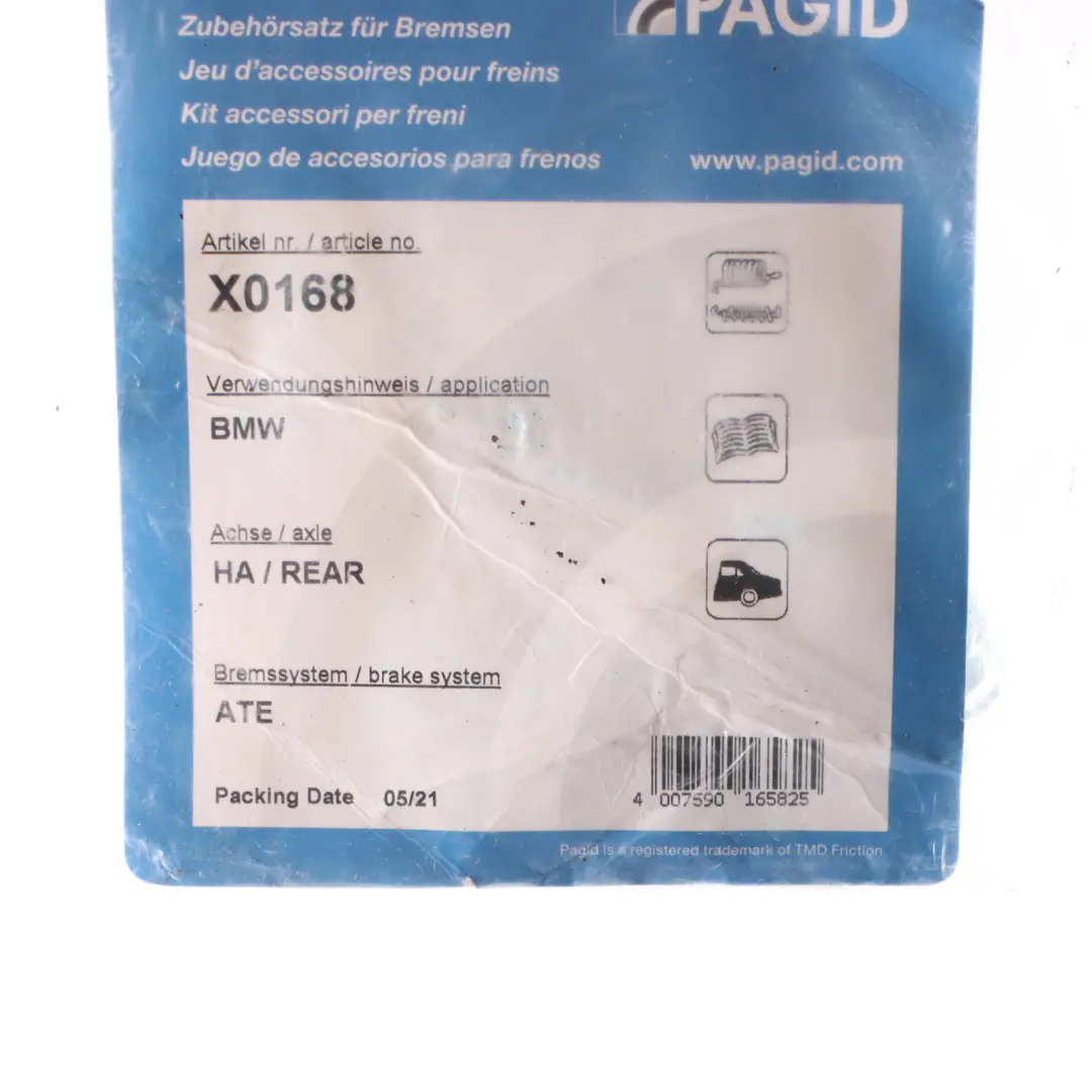 Pagid Rear Axle Brake Shoes Set Kit Left Right N/O/S 101440938 to with Part number 103110078 Pagid Rear Axle Brake Shoes Set Kit Left Right N/O/S 101440938 - SKU 103110078 - Part number 103110078