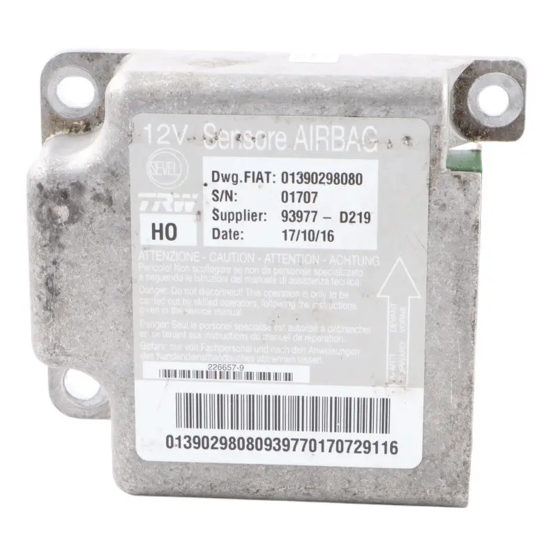 Module Citroen Relay Peugeot Boxer Bag Sensor Control Unit to Air with Part number 1390298080 Air Module Citroen Relay Peugeot Boxer Bag Sensor Control Unit - SKU 1390298080 - Part number 1390298080