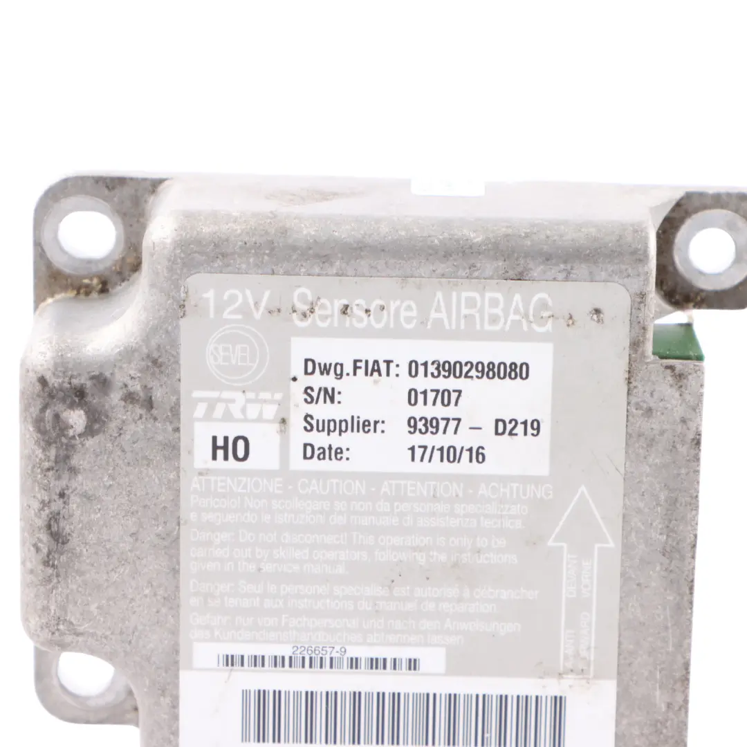 Module Citroen Relay Peugeot Boxer Bag Sensor Control Unit to Air with Part number 1390298080 Air Module Citroen Relay Peugeot Boxer Bag Sensor Control Unit - SKU 1390298080 - Part number 1390298080