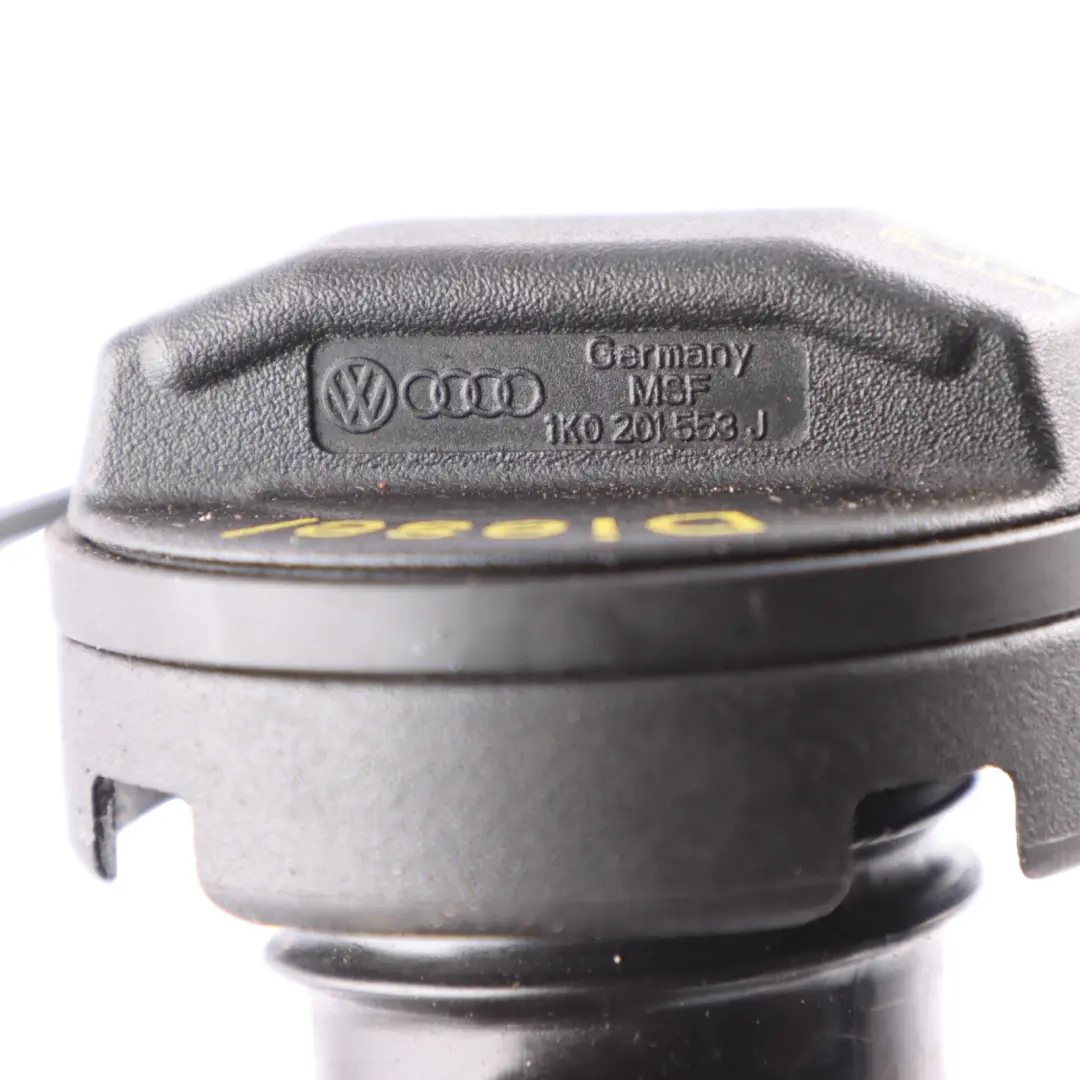 Filler Tank Screw Cap Cover Trim to Audi A1 8X Diesel Fuel with Part number 1K0201550AR Audi A1 8X Diesel Fuel Filler Tank Screw Cap Cover Trim - SKU 1K0201550AR - Part number 1K0201550AR