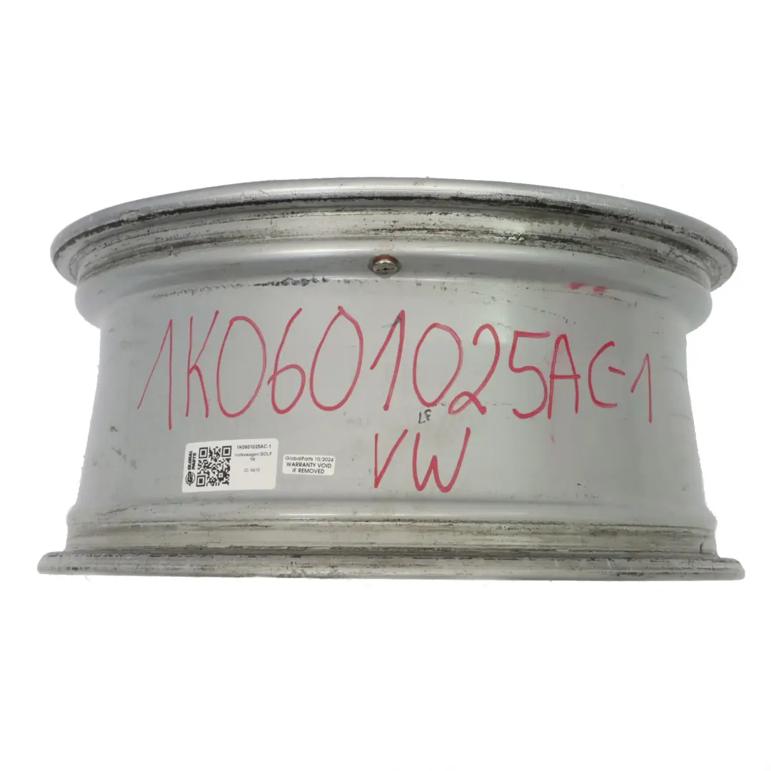 VW Volkswagen Golf Mk5 GTI Argento Cerchio in lega 17" ET:51 7.5J - SKU 1K0601025AC-1 - Numero di parte 1K0601025AC
