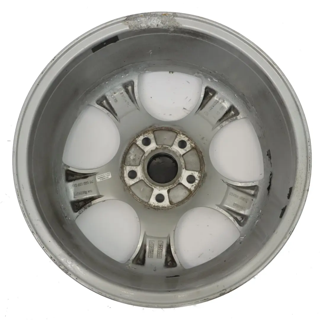 Mk5 GTI Silver Wheel Alloy Rim 17" ET:51 7.5J to VW Volkswagen Golf with Part number 1K0601025AC VW Volkswagen Golf Mk5 GTI Silver Wheel Alloy Rim 17" ET:51 7.5J - SKU 1K0601025AC-1 - Part number 1K0601025AC