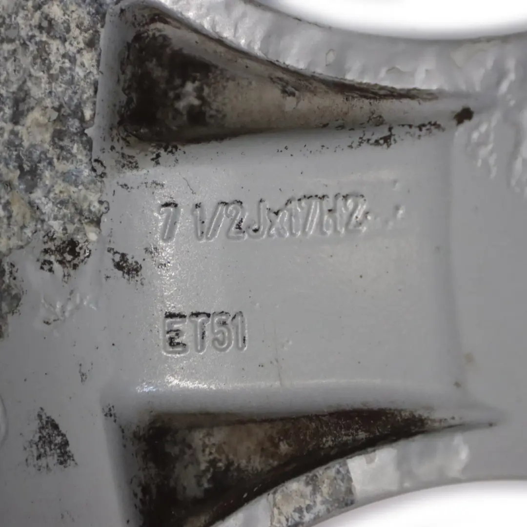 Mk5 GTI Silver Wheel Alloy Rim 17" ET:51 7.5J to VW Volkswagen Golf with Part number 1K0601025AC VW Volkswagen Golf Mk5 GTI Silver Wheel Alloy Rim 17" ET:51 7.5J - SKU 1K0601025AC-3 - Part number 1K0601025AC