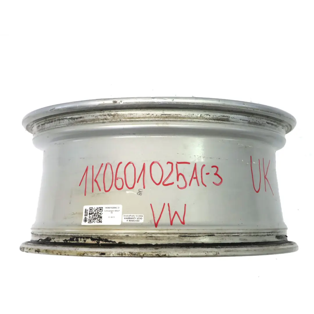 Mk5 GTI Silver Wheel Alloy Rim 17" ET:51 7.5J to VW Volkswagen Golf with Part number 1K0601025AC VW Volkswagen Golf Mk5 GTI Silver Wheel Alloy Rim 17" ET:51 7.5J - SKU 1K0601025AC-3 - Part number 1K0601025AC