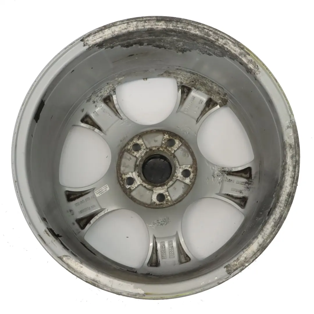 VW Volkswagen Golf Mk5 GTI Silver Wheel Alloy Rim 17" ET:51 7.5J - SKU 1K0601025AC-3 - Part number 1K0601025AC